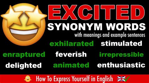 excitement synonyms|More.